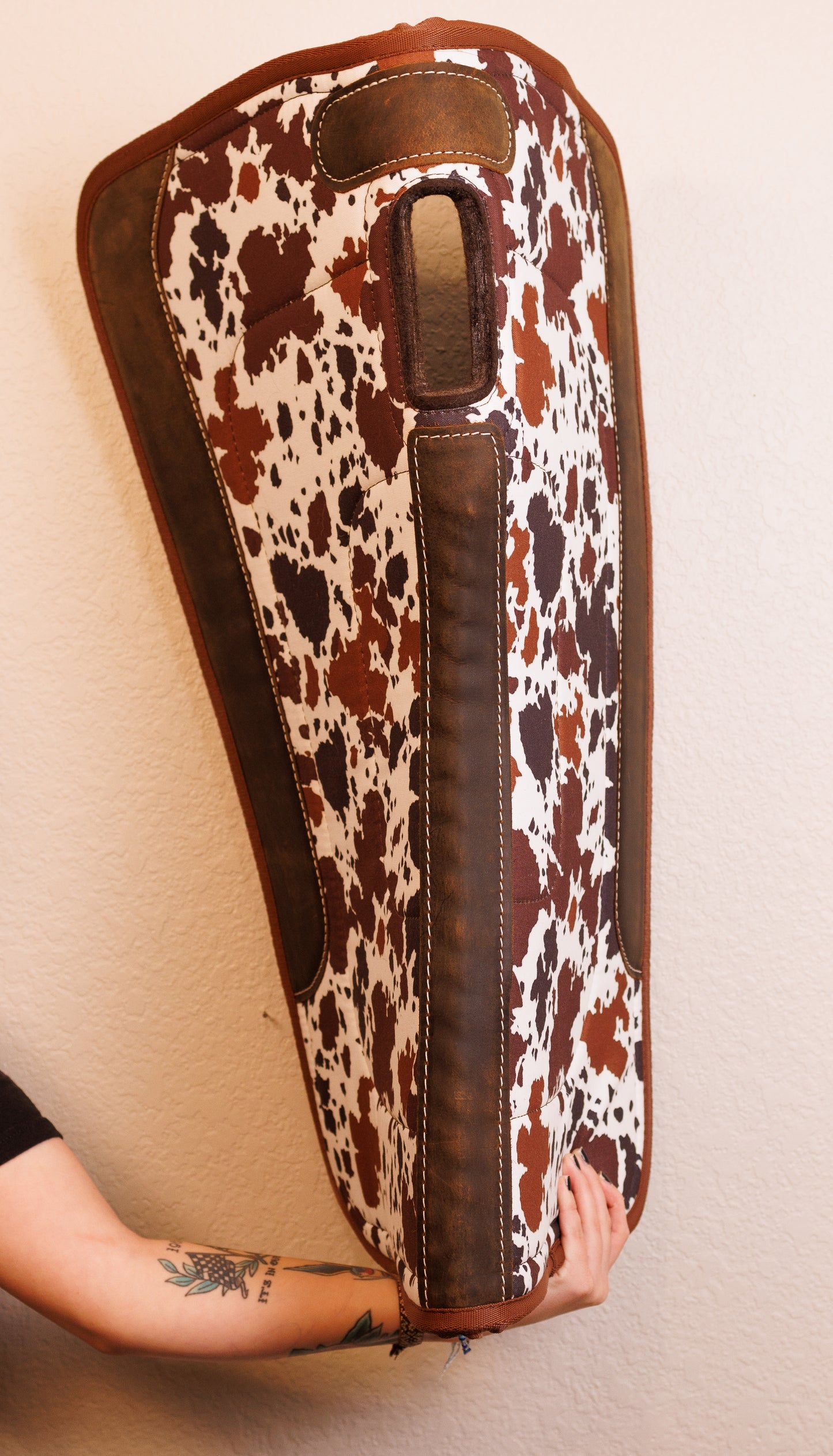 Cow Print Saddle Pad