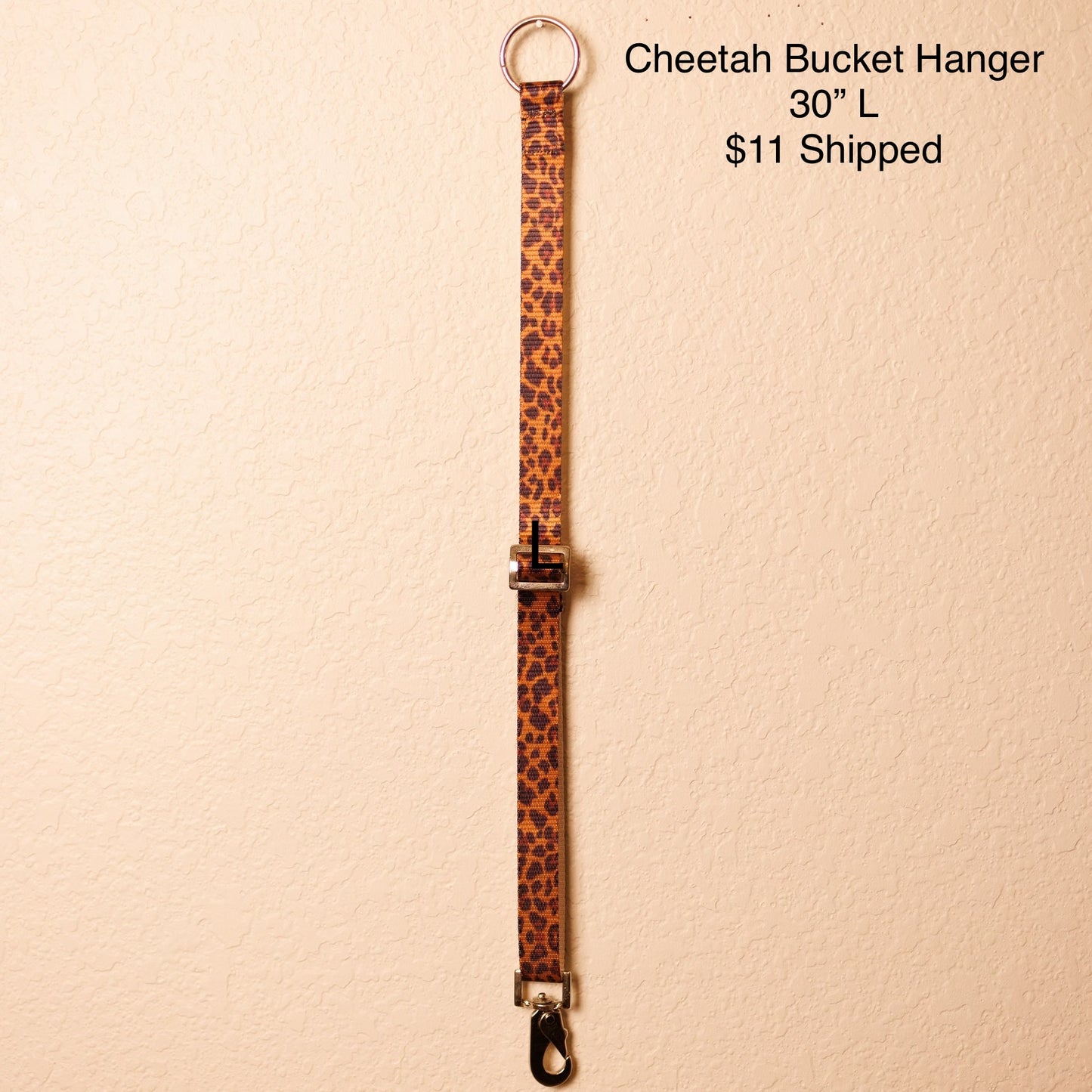 Cheetah Bucket Hanger