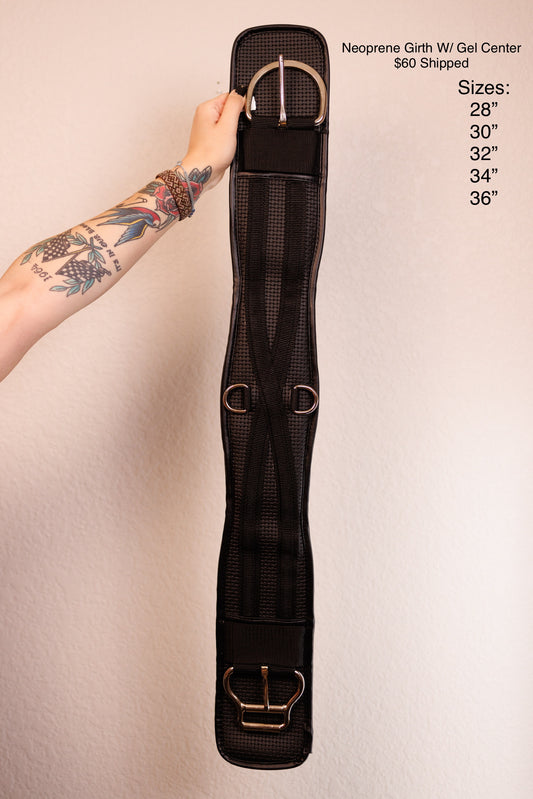 Waffle Neoprene Girth w/ Gel Center