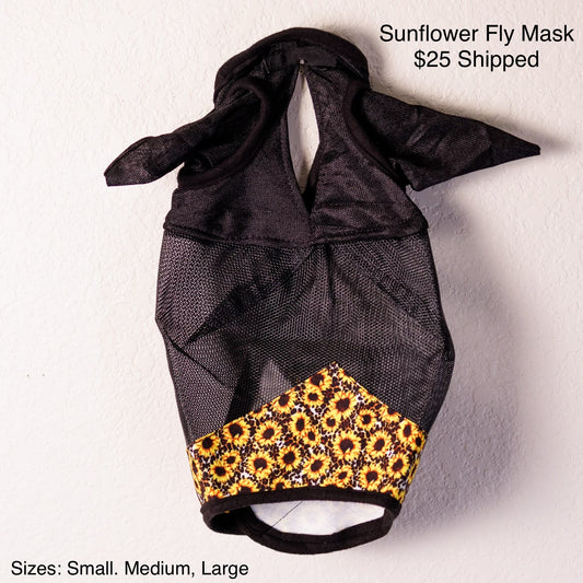 Sunflower Fly Mask