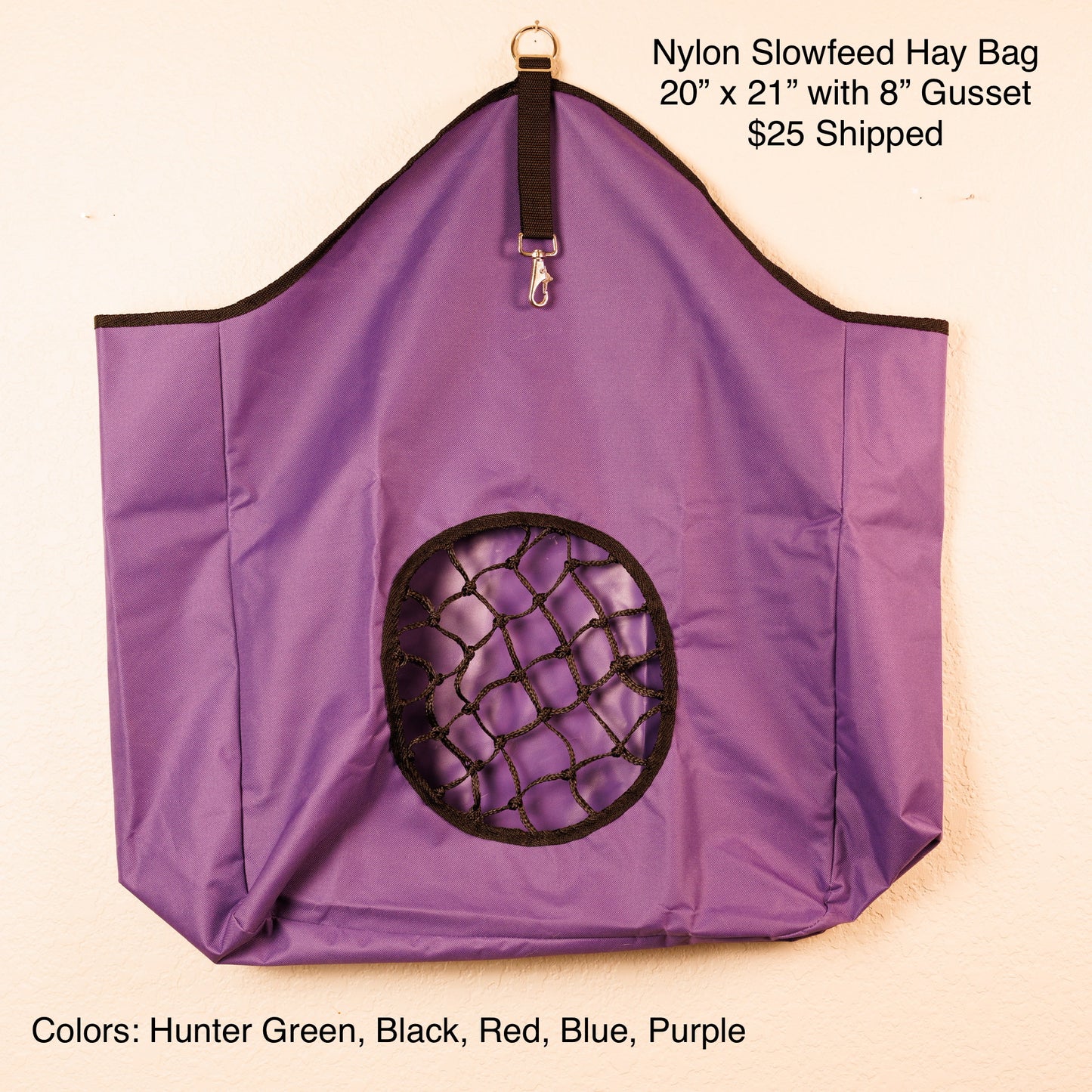 Nylon Slowfeed Hay Bag