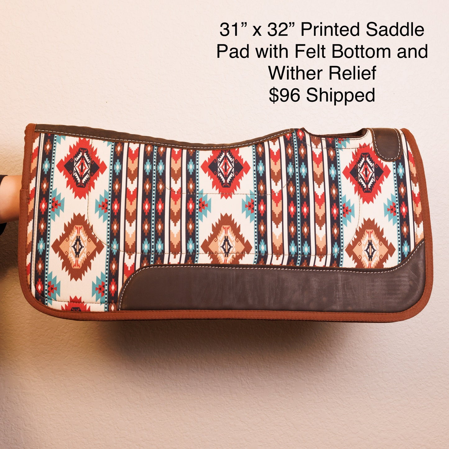 Southwest Print Saddle Pad