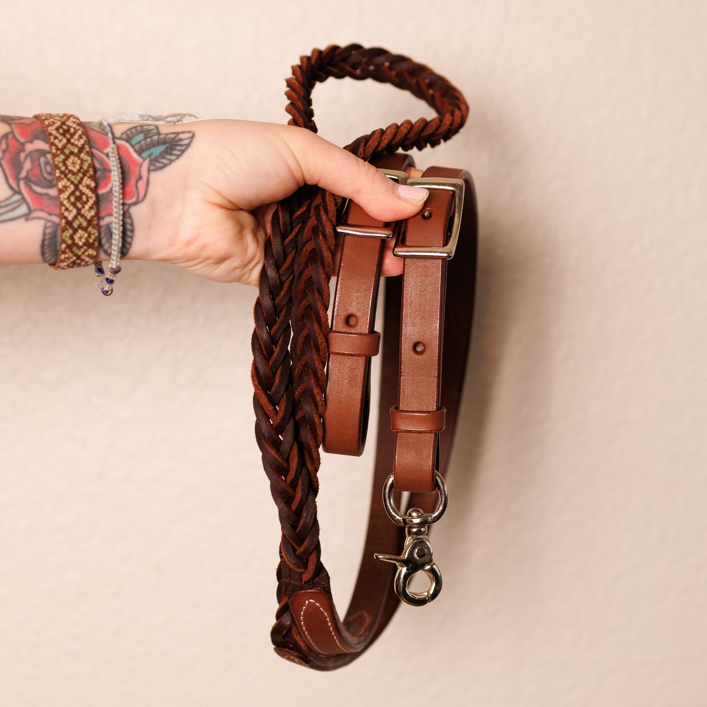 7ft Leather Contest Reins