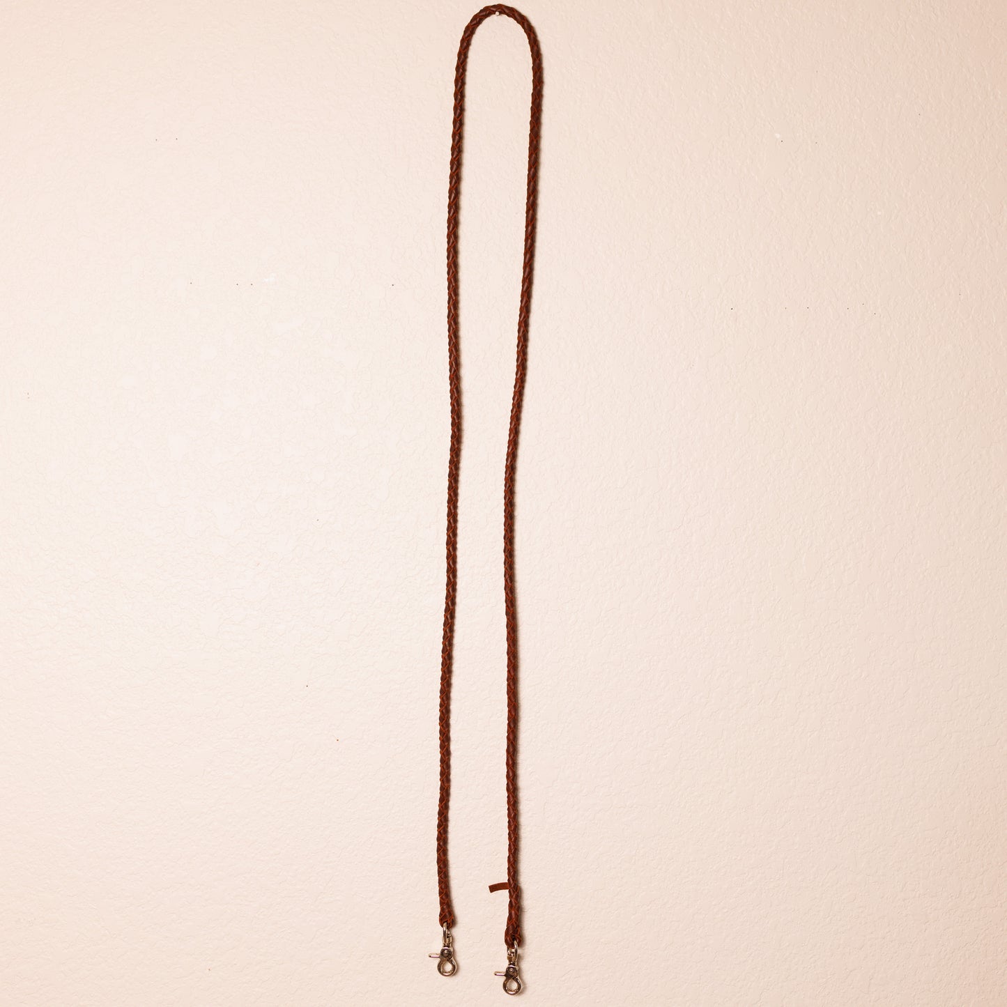 7ft Braided Leather Reins