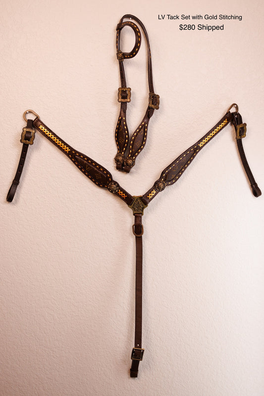 LV Headstall & Breast Coller Set