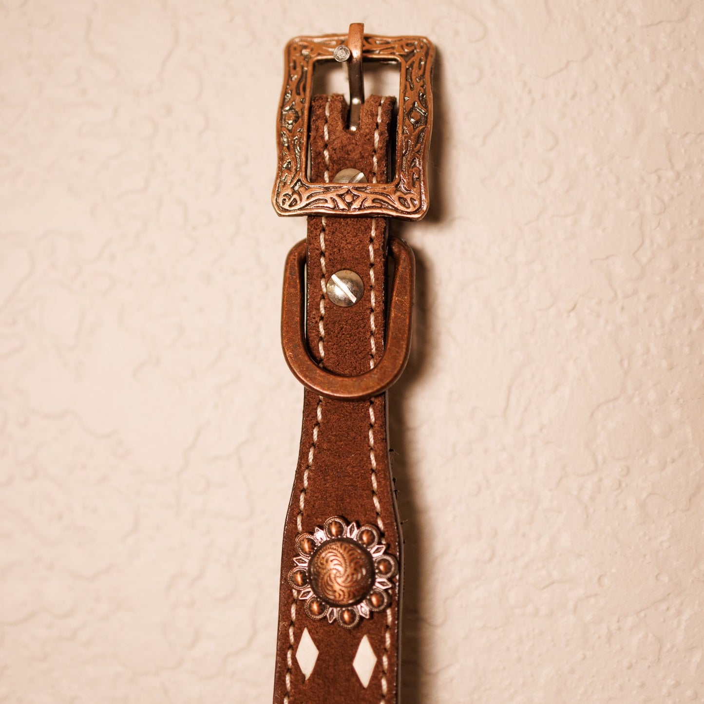 Rough Out Buck-stitch Dog Collar