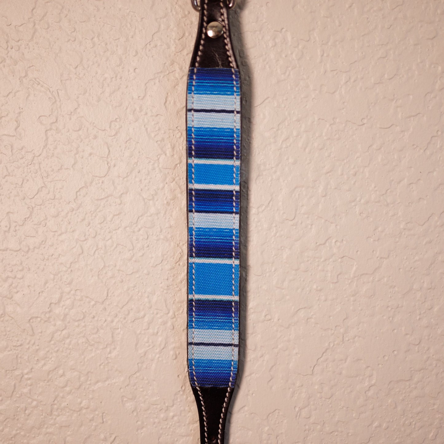 Dark Oil Blue Southwest Dog Collar