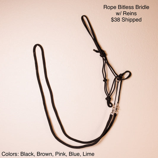 Rope Bitless Bridle