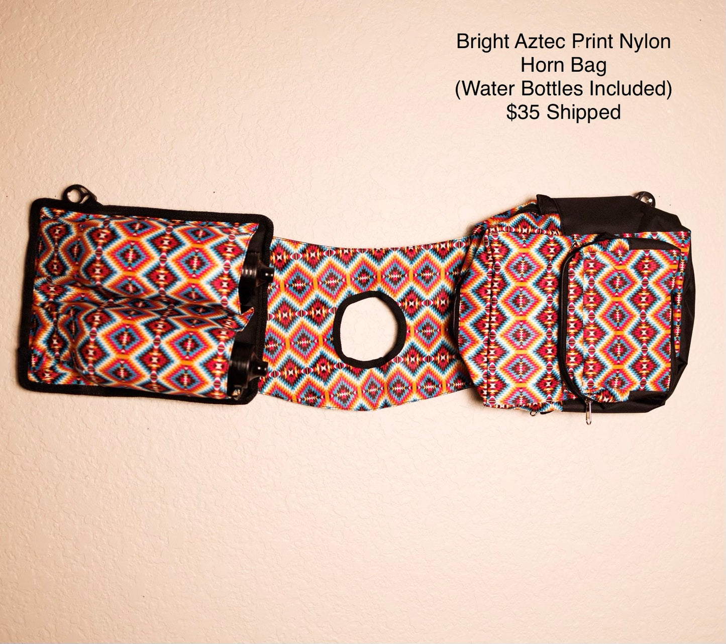 Bright Aztec Horn Bag