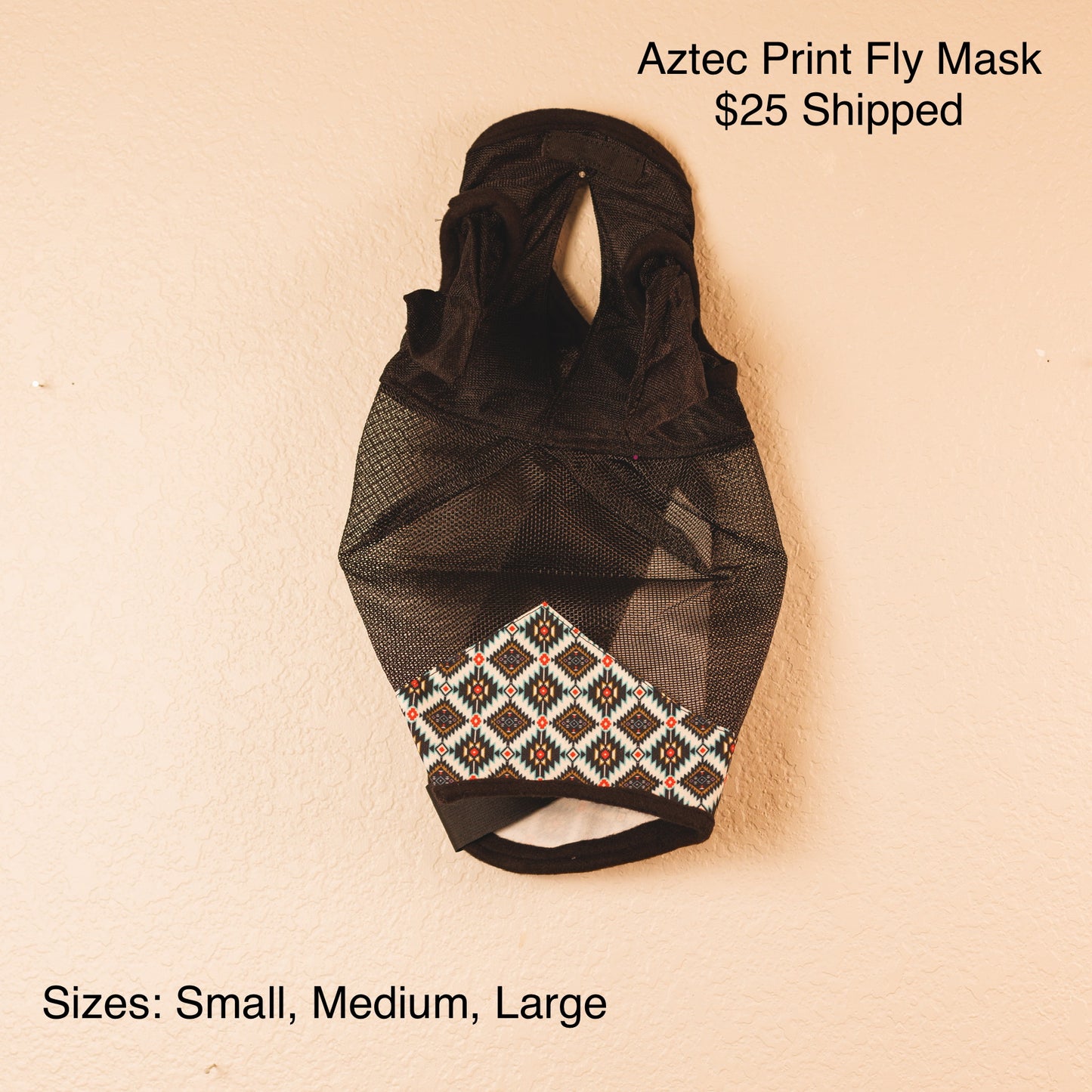 Aztec Print Fly Mask