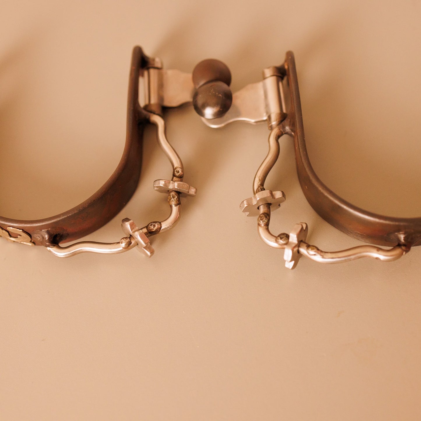 Ladies Black Steel Bumper Spurs