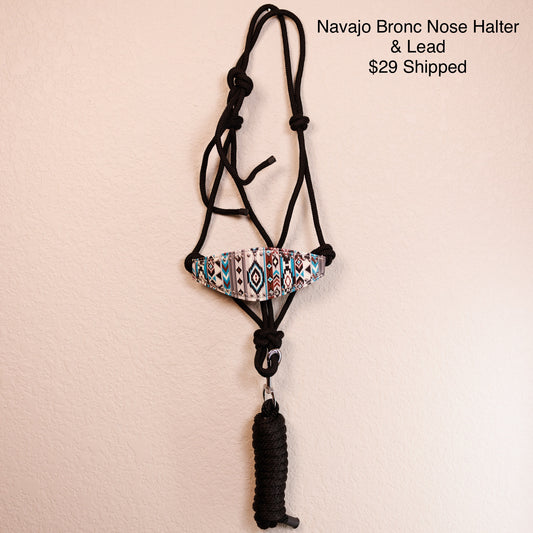 Navajo Rope Halter w/ Lead