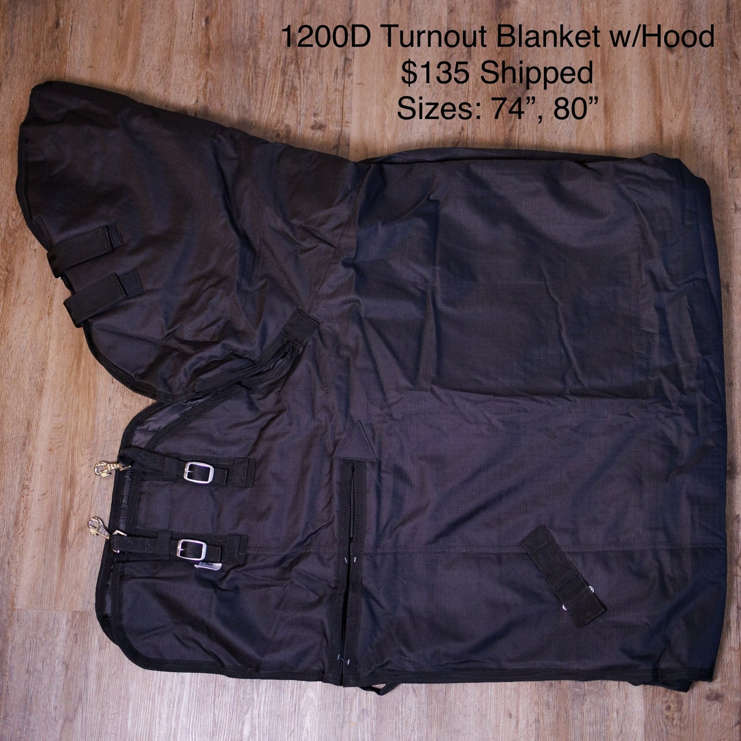 1200D Turnout Blanket w/ Hood