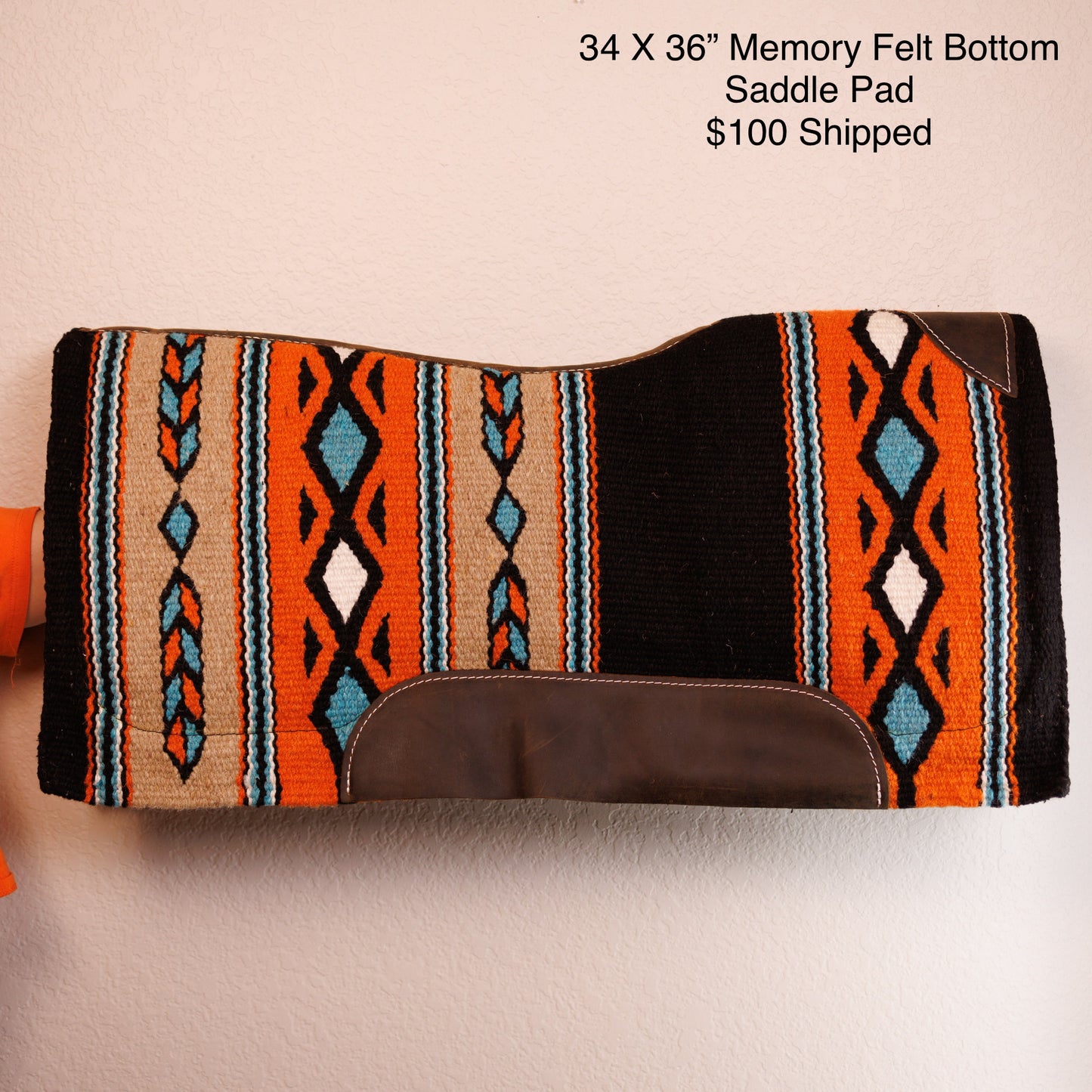 34x36 Memory Felt Saddle Pad