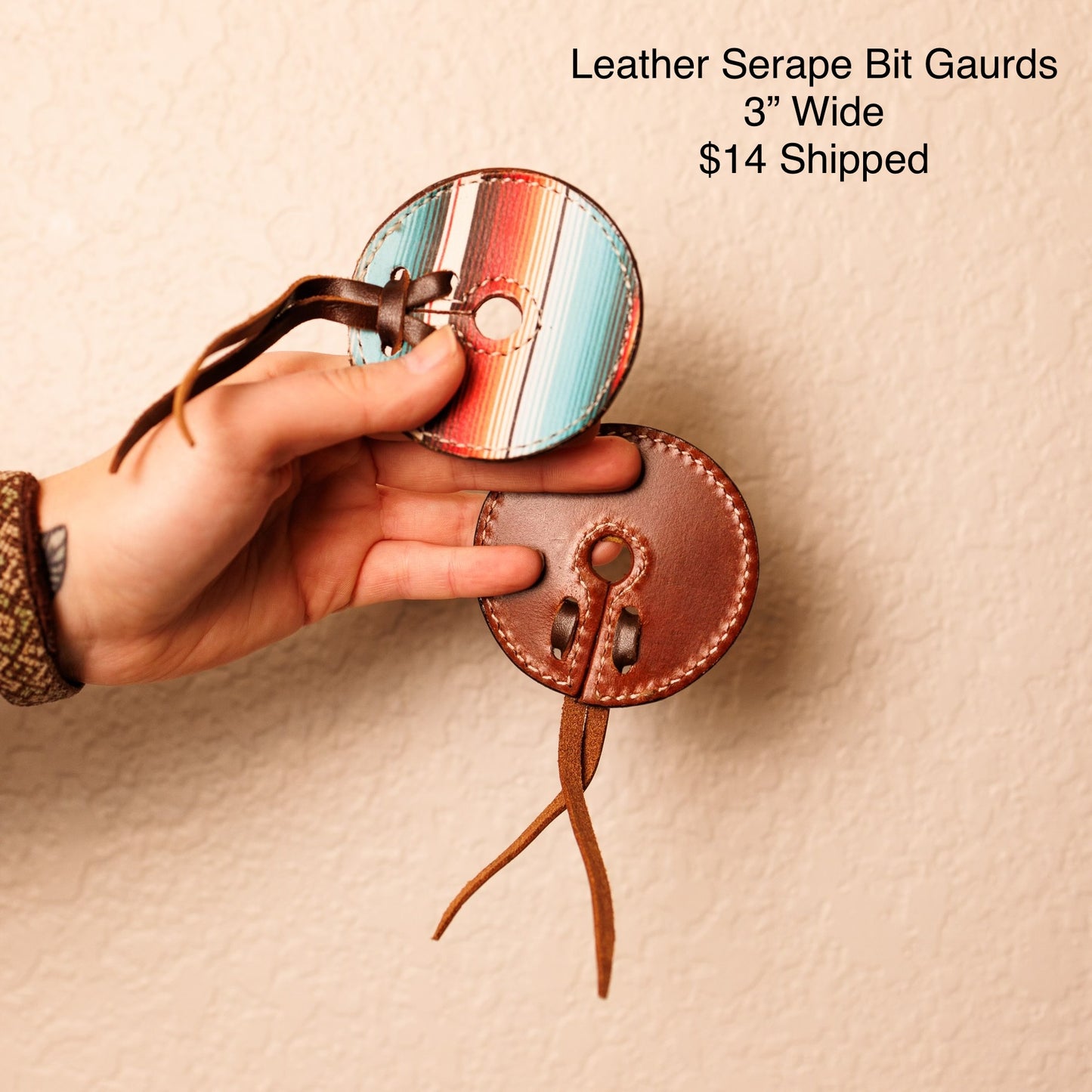 Leather Serape Bit Gaurds