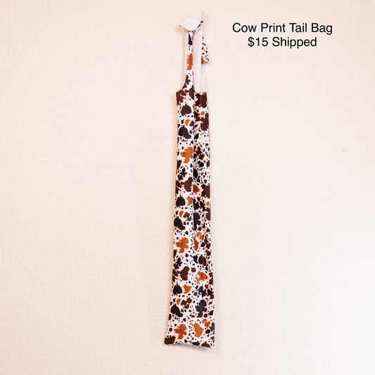 Cow Print Tail Bag