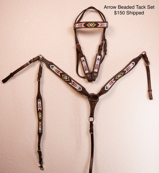 Beaded Arrow Tack Set